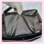 Chanel Shoulder Bag Black Lambskin With Silver Hardware #SYSS-1 - Image 24