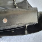 Chanel Shoulder Bag Black Lambskin With Silver Hardware #SYSS-1 - Image 21
