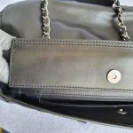 Chanel Shoulder Bag Black Lambskin With Silver Hardware #SYSS-1 - Image 20