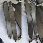 Chanel Shoulder Bag Black Lambskin With Silver Hardware #SYSS-1 - Image 18