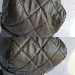 Chanel Shoulder Bag Black Lambskin With Silver Hardware #SYSS-1 - Image 12