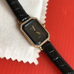 Chanel Vintage 18k Gold With Diamond Premier Quartz Watch #KCYE-5