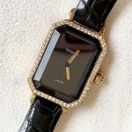 Chanel Vintage 18k Gold With Diamond Premier Quartz Watch #KCYE-5 - Image 2