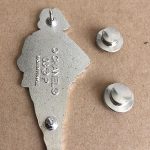 Chanel Vintage Silver/Black Coco Lady Brooch #CKCK-56 - Image 8