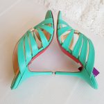 Christian Louboutin Sandals SZ36.5 Turquoise Green Leather Shoes #SKSO-37 - Image 5