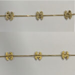 Chanel Bracelet Gold Plated With Crystal #KRLR-3 - Image 4