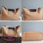 Gucci Bamboo Convertible Daily Tote Brown Leather With Silver Hardware #STEL-4 - Image 2