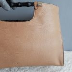 Gucci Bamboo Convertible Daily Tote Brown Leather With Silver Hardware #STEL-4 - Image 4