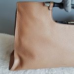 Gucci Bamboo Convertible Daily Tote Brown Leather With Silver Hardware #STEL-4 - Image 3