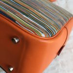 Hermes 32cm Plume Orange Swift Leather with Vibrato Leather and Palladium Hardware #CRTK-4 - Image 14