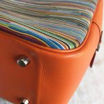 Hermes 32cm Plume Orange Swift Leather with Vibrato Leather and Palladium Hardware #CRTK-4 - Image 15