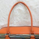 Hermes 32cm Plume Orange Swift Leather with Vibrato Leather and Palladium Hardware #CRTK-4 - Image 20