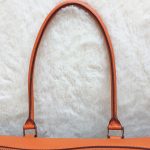 Hermes 32cm Plume Orange Swift Leather with Vibrato Leather and Palladium Hardware #CRTK-4 - Image 23