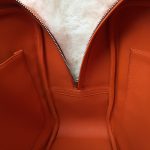 Hermes 32cm Plume Orange Swift Leather with Vibrato Leather and Palladium Hardware #CRTK-4 - Image 29