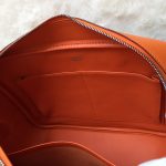 Hermes 32cm Plume Orange Swift Leather with Vibrato Leather and Palladium Hardware #CRTK-4 - Image 31
