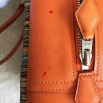 Hermes 32cm Plume Orange Swift Leather with Vibrato Leather and Palladium Hardware #CRTK-4 - Image 28