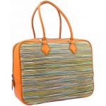 Hermes 32cm Plume Orange Swift Leather with Vibrato Leather and Palladium Hardware #CRTK-4