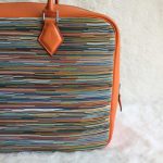 Hermes 32cm Plume Orange Swift Leather with Vibrato Leather and Palladium Hardware #CRTK-4 - Image 7