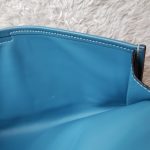 Hermes Jige Clutch Blue Jean Swift Leather #STLC-8 - Image 25