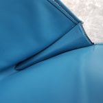 Hermes Jige Clutch Blue Jean Swift Leather #STLC-8 - Image 19