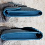 Hermes Jige Clutch Blue Jean Swift Leather #STLC-8 - Image 15