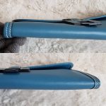 Hermes Jige Clutch Blue Jean Swift Leather #STLC-8 - Image 17
