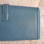 Hermes Jige Clutch Blue Jean Swift Leather #STLC-8 - Image 4