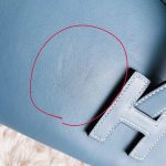 Hermes Jige Clutch Blue Jean Swift Leather #STLC-8 - Image 12