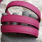 Hermes Kelly 35CM Tosca Pink Clemence Leather With Gold Hardware Bag #KTKK-1 - Image 22