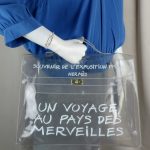 Hermes Kelly Clear Tote Bag Souvenir de l'exposition 1997 #TCUU-1 - Image 22