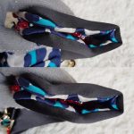 Lanvin Wristlet Clutch Multicolor Printed Fabric With Beads And Gold Hardware #GLUYK-26 - Image 5