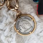 Lanvin Wristlet Clutch Multicolor Printed Fabric With Beads And Gold Hardware #GLUYK-26 - Image 7