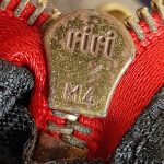 Lanvin Wristlet Clutch Multicolor Printed Fabric With Beads And Gold Hardware #GLUYK-26 - Image 10