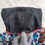 Lanvin Wristlet Clutch Multicolor Printed Fabric With Beads And Gold Hardware #GLUYK-26 - Image 13