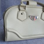 LV Bowling Montaigne GM Ivory/White EPI Leather With Silver Hardware Bag #SYUS-2 - Image 3