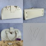 LV Bowling Montaigne GM Ivory/White EPI Leather With Silver Hardware Bag #SYUS-2 - Image 2