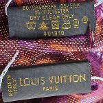 LV Stephen Sprouse Shawl Purple Cashmere/Silk/Polyester #SKEL-4 - Image 10