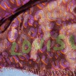 LV Stephen Sprouse Shawl Purple Cashmere/Silk/Polyester #SKEL-4 - Image 7