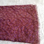 LV Stephen Sprouse Shawl Purple Cashmere/Silk/Polyester #SKEL-4 - Image 3