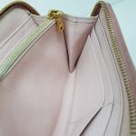 Miu Miu Zip Around Wallet Rosa/Gemma Leather With Gold Hardware #SUEO-7 - Image 11