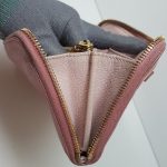 Miu Miu Zip Around Wallet Rosa/Gemma Leather With Gold Hardware #SUEO-7 - Image 6