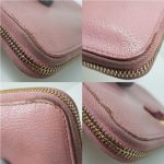 Miu Miu Zip Around Wallet Rosa/Gemma Leather With Gold Hardware #SUEO-7 - Image 4