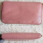 Miu Miu Zip Around Wallet Rosa/Gemma Leather With Gold Hardware #SUEO-7 - Image 2