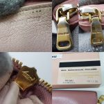 Miu Miu Zip Around Wallet Rosa/Gemma Leather With Gold Hardware #SUEO-7 - Image 8