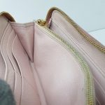 Miu Miu Zip Around Wallet Rosa/Gemma Leather With Gold Hardware #SUEO-7 - Image 9