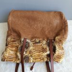 Prada BN1757 Pitone Drawstring Tote Gold Hardware #YECS-1 - Image 32