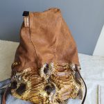 Prada BN1757 Pitone Drawstring Tote Gold Hardware #YECS-1 - Image 29