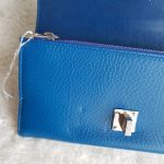 Proenza Schouler PS11 Continental Wallet Blue Calfskin With Silver Hardware #YUSS-14 - Image 14