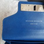 Proenza Schouler PS11 Continental Wallet Blue Calfskin With Silver Hardware #YUSS-14 - Image 12