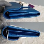 Proenza Schouler PS11 Continental Wallet Blue Calfskin With Silver Hardware #YUSS-14 - Image 8